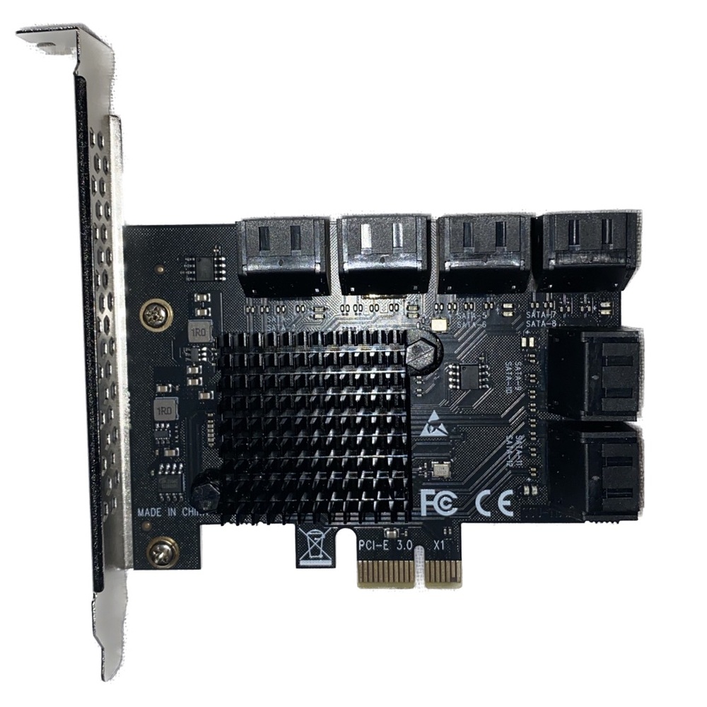 SATA PCI E Card Circuit Board w/IDE/AHCI Mode, ASM Chip, 7 Pin for SATA I/II/III